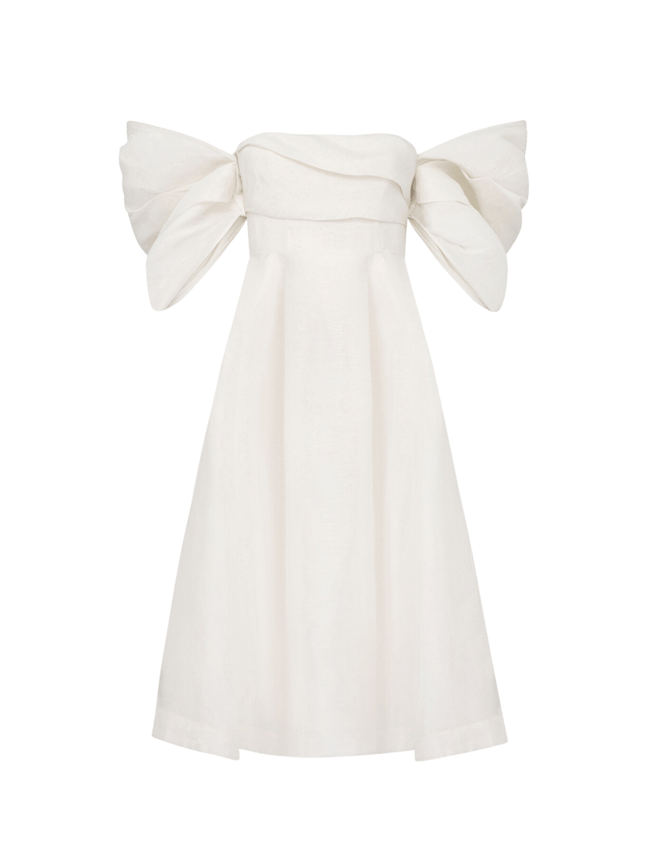 La Maison Talulah White Dance And Romance Midi Dress outlet Size Small $450