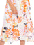 EFFERVESCENT FLORAL DRAPE MIDI DRESS - LA MAISON TALULAH